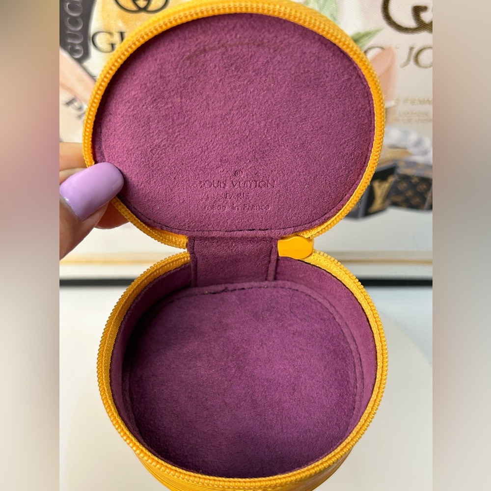 LOUIS VUITTON Epi Ecrin Bijoux Leather Jewelry Travel Case ππ - Picture 5 of 17
